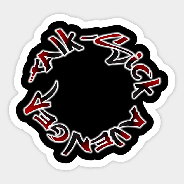 Talk sick tee #1 Sticker by Apocalypse,inc.